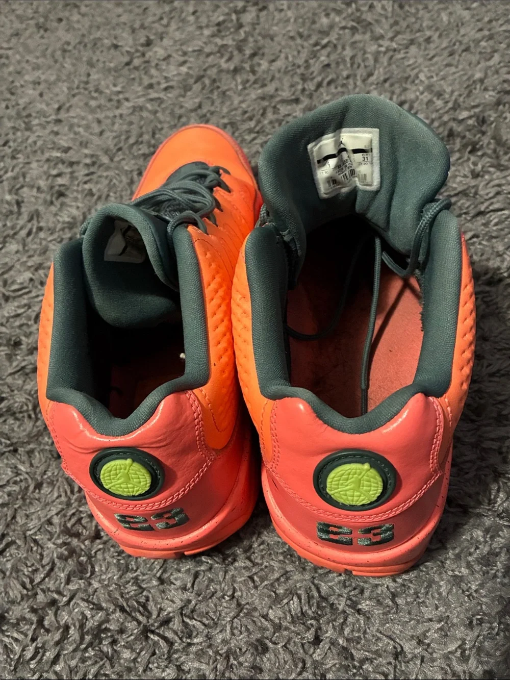 Jordan 9 low bright mango